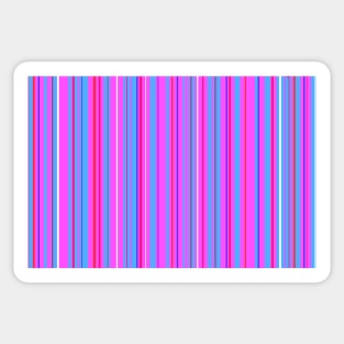 Blue & Pink Stripes Sticker